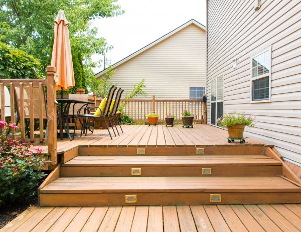 Wooden Patio Installation in Macomb