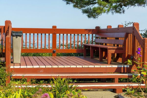 Redwood Deck Construction in Macomb